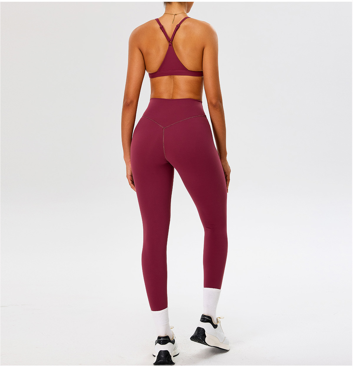 Conjuntos de ropa deportiva atlética para mujer, de secado rápido, elásticos y de gran calidad, para entrenamiento y yoga, FGBTM0277Y