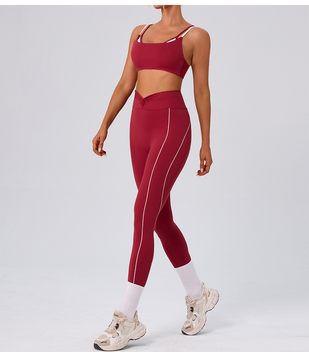 Ropa deportiva para mujer, conjuntos de gimnasio de alta calidad, ropa deportiva, conjunto de yoga FGBYW584 KW451