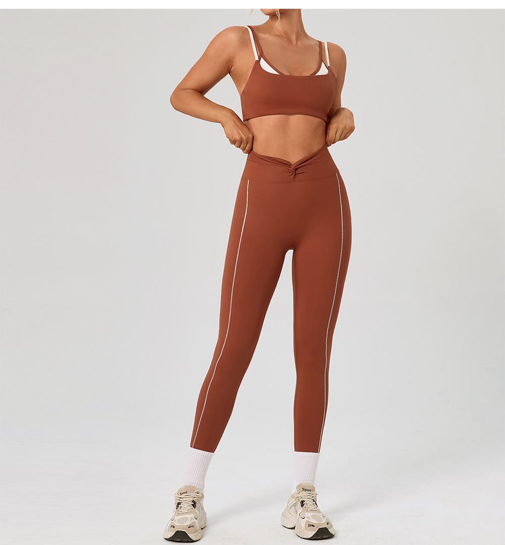 Ropa deportiva para mujer, conjuntos de gimnasio de alta calidad, ropa deportiva, conjunto de yoga FGBYW584 KW451