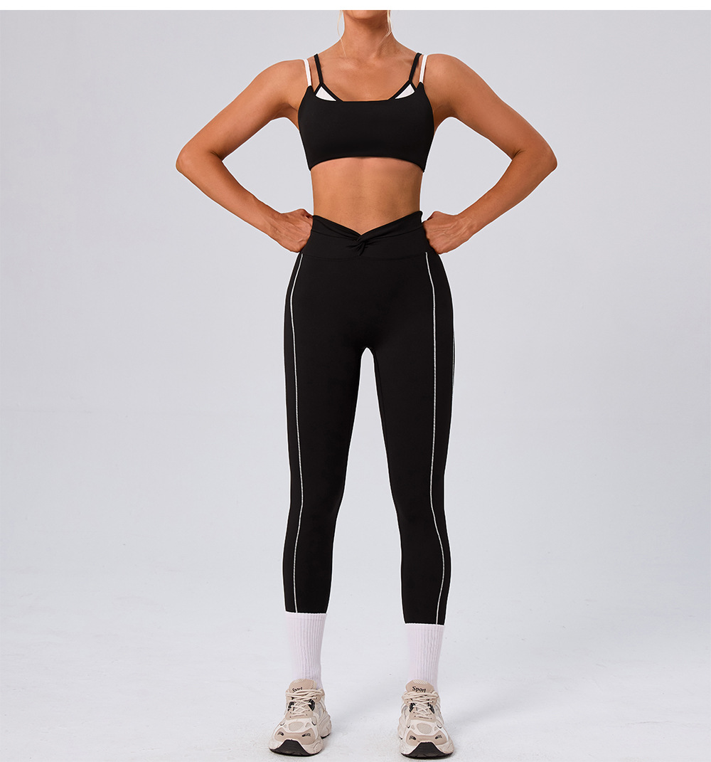 Ropa deportiva para mujer, conjuntos de gimnasio de alta calidad, ropa deportiva, conjunto de yoga FGBYW584 KW451