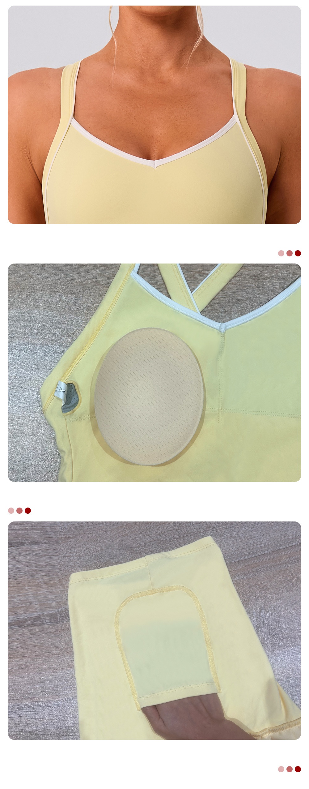 Falda de yoga de una pieza, plisada a juego, elástica, de secado rápido, antideslumbrante, para golf, tenis, cuello en V, FGBYW1023L