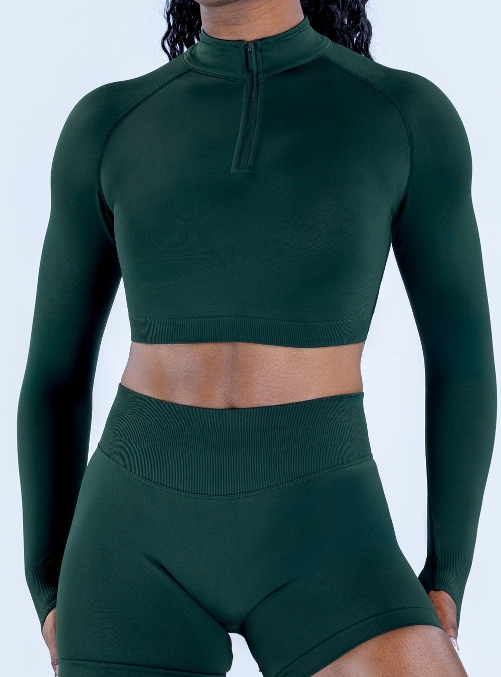 Camisetas de yoga de manga larga sin costuras y con cremallera para mujer, ropa deportiva de moda para mujer, camisetas de fitness para gimnasio FGBA7868