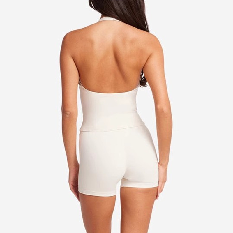 Ropa deportiva de pilates para gimnasio, fitness, cuello en V, cintura alta, para mujer, conjunto de yoga FGBU111