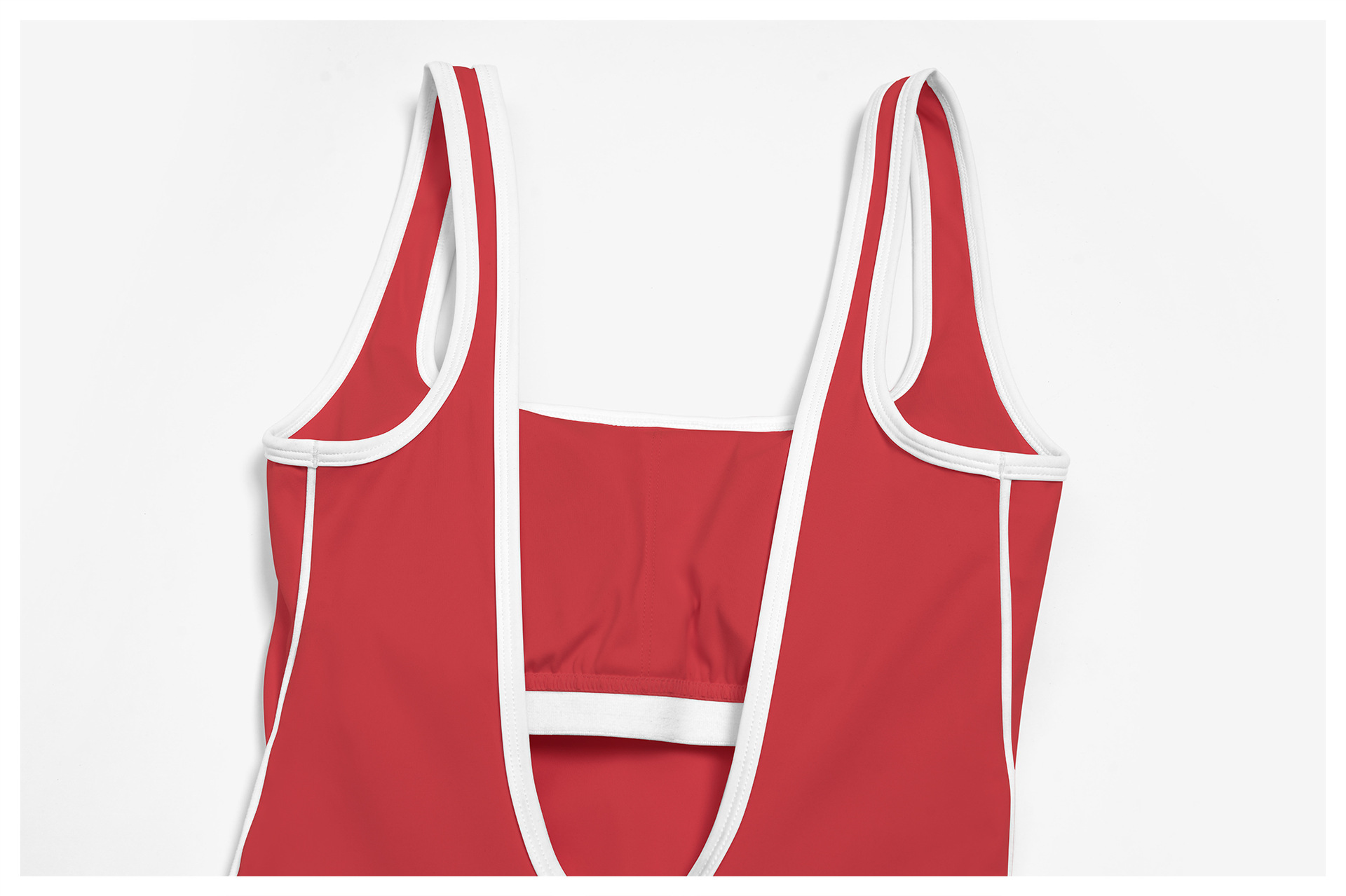 Mono corto sin mangas con espalda descubierta, ideal para hacer ejercicio, ir al gimnasio, practicar yoga o cualquier actividad deportiva. Mono deportivo acampanado para mujer. FGBELT9528