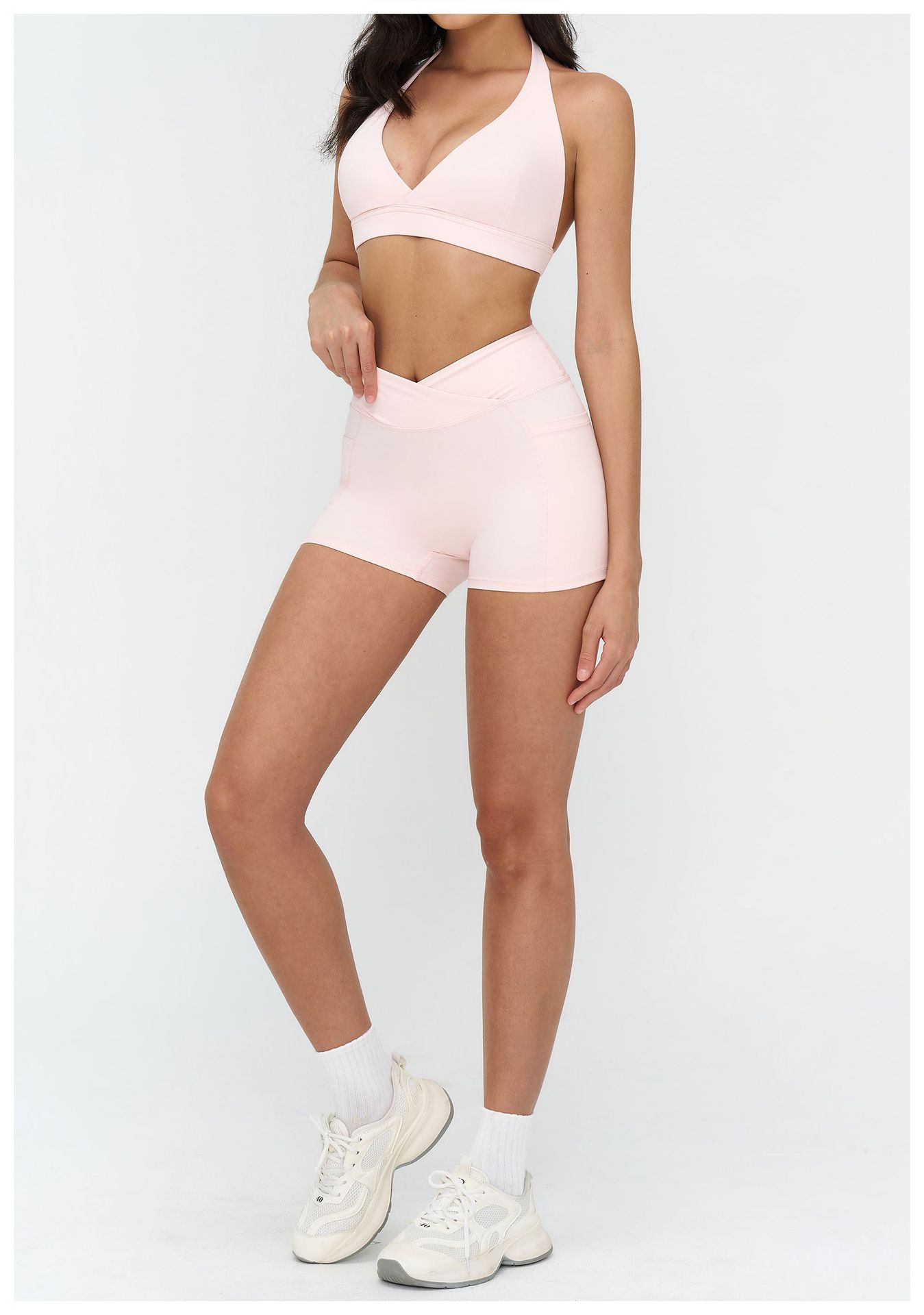 Conjunto deportivo para mujer, ideal para gimnasio, correr y yoga. Conjunto transpirable de 6 piezas para yoga. FGBTZ4518