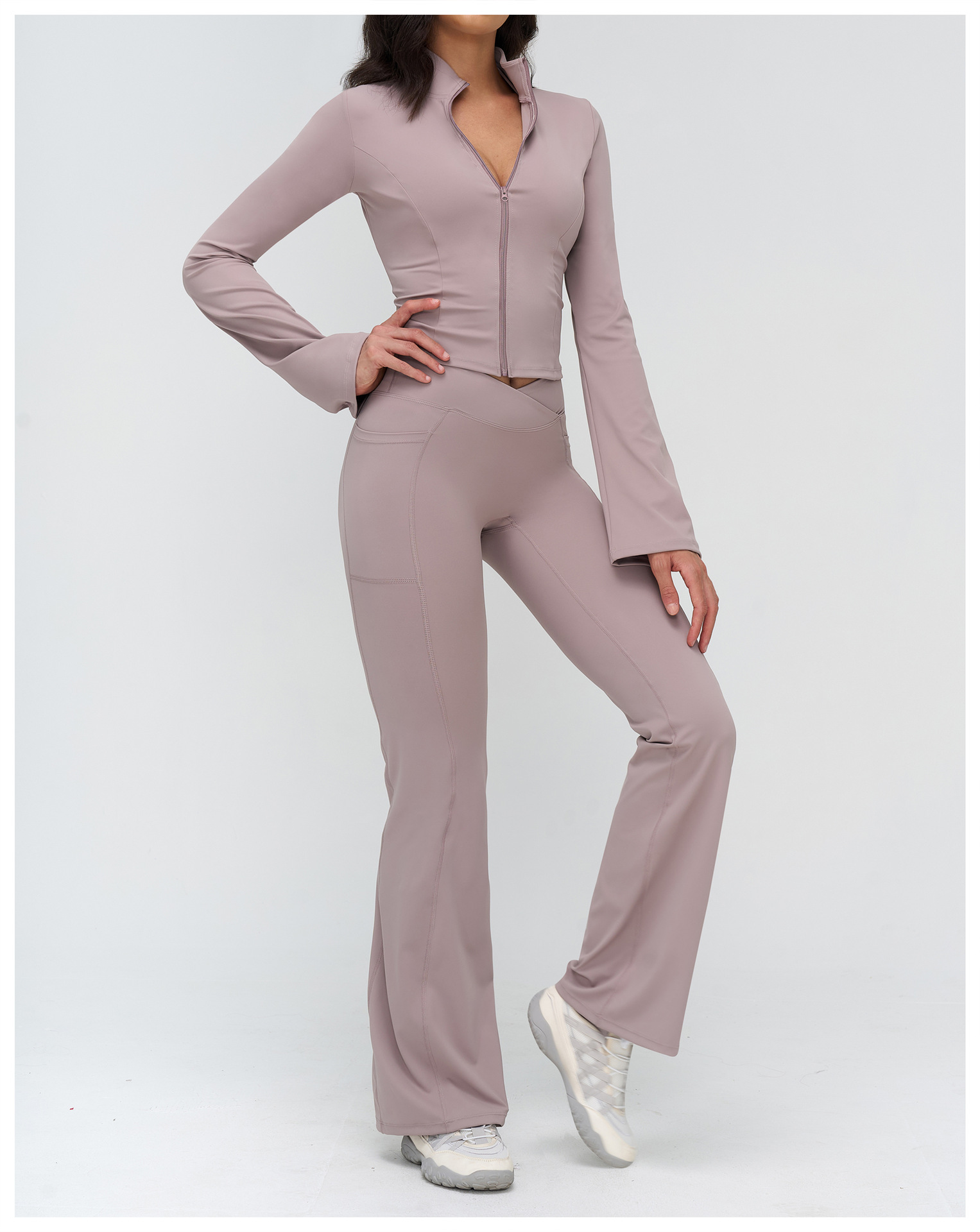 Conjunto deportivo para mujer, ideal para gimnasio, correr y yoga. Conjunto transpirable de 6 piezas para yoga. FGBTZ4518