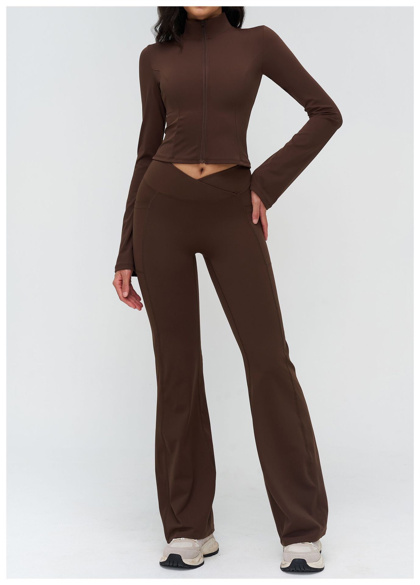 Conjunto deportivo para mujer, ideal para gimnasio, correr y yoga. Conjunto transpirable de 6 piezas para yoga. FGBTZ4518