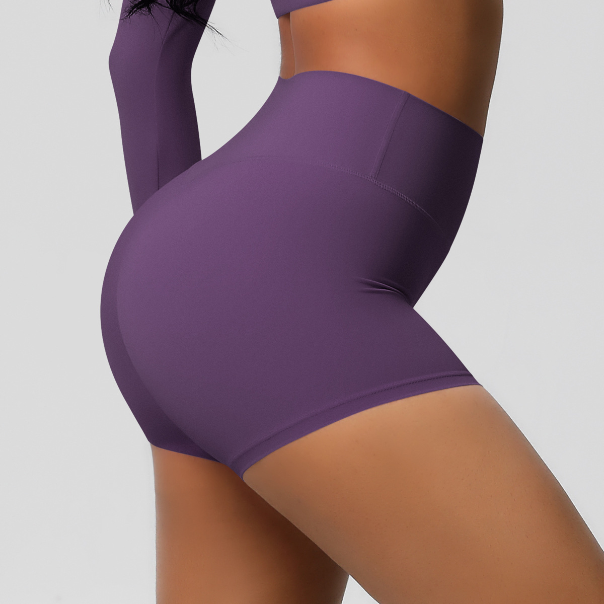 Pantalones cortos de yoga de cintura alta para deportes al aire libre, correr y andar en bicicleta, FGB7101