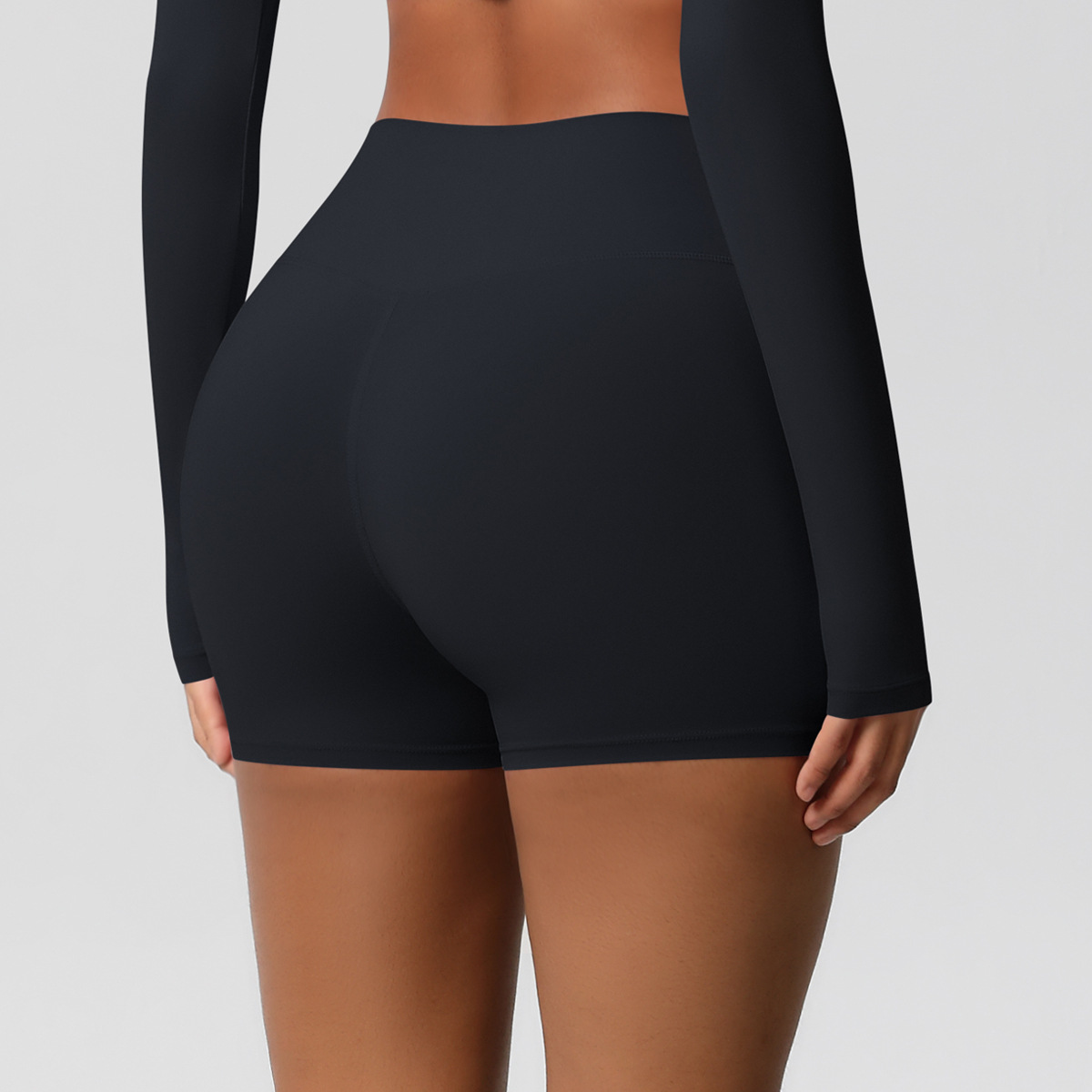 Pantalones cortos de yoga de cintura alta para deportes al aire libre, correr y andar en bicicleta, FGB7101