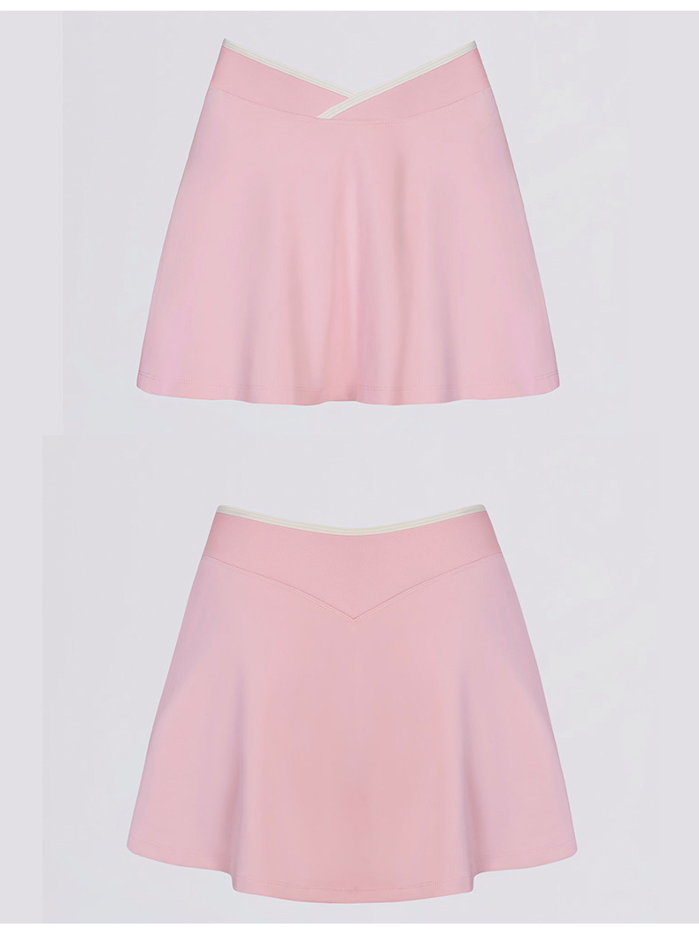 Conjunto deportivo de dos piezas para mujer, transpirable, con sujetador y falda de tenis, para yoga, FGBB6597 K6598