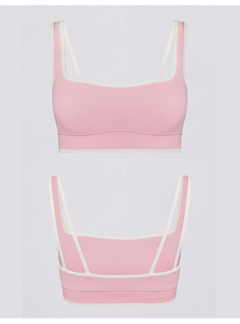 Conjunto deportivo de dos piezas para mujer, transpirable, con sujetador y falda de tenis, para yoga, FGBB6597 K6598