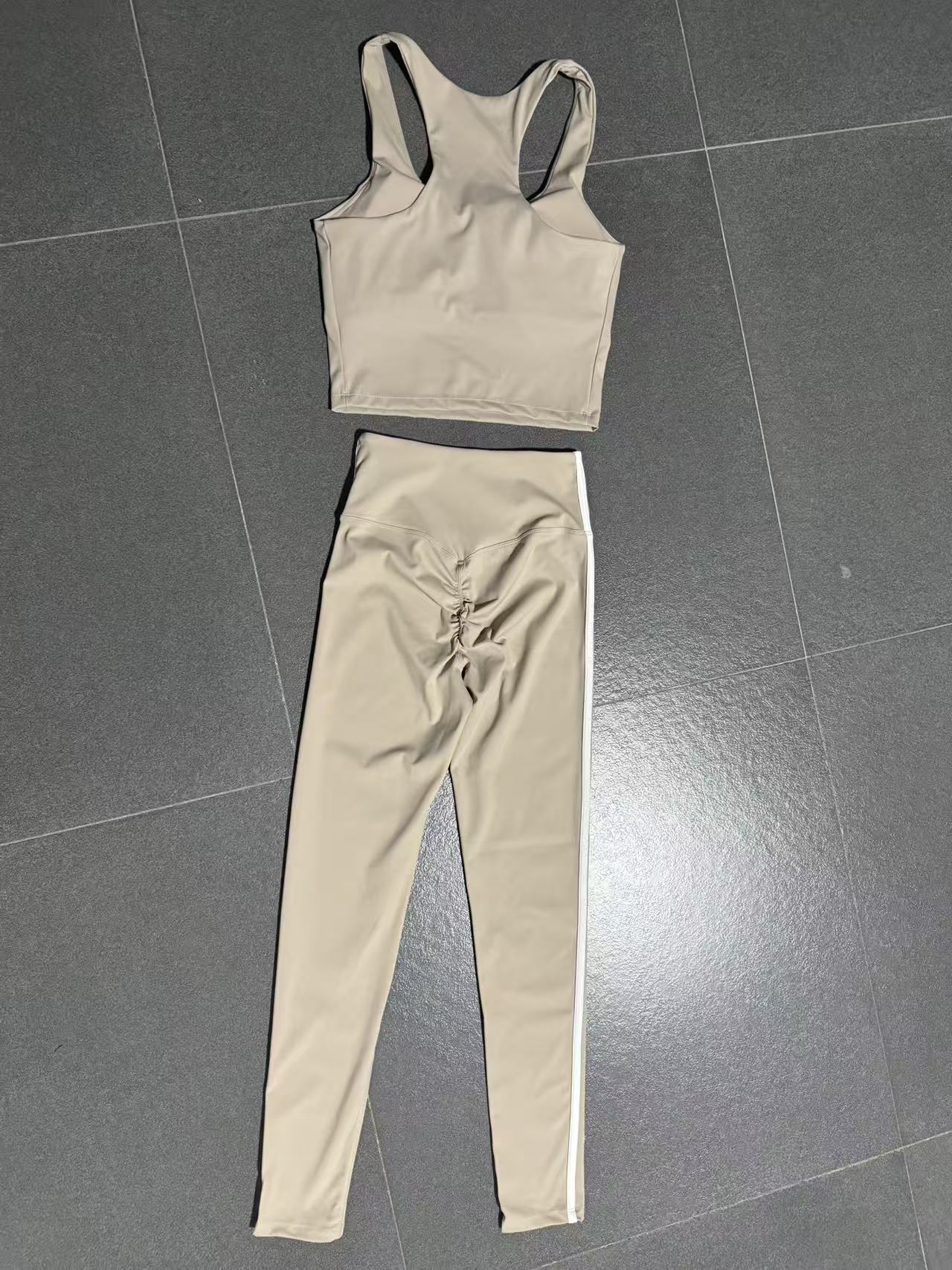 Ropa deportiva para mujer, leggings deportivos, camisetas sin mangas, sujetadores, conjuntos de yoga y entrenamiento, FGB3352 63168