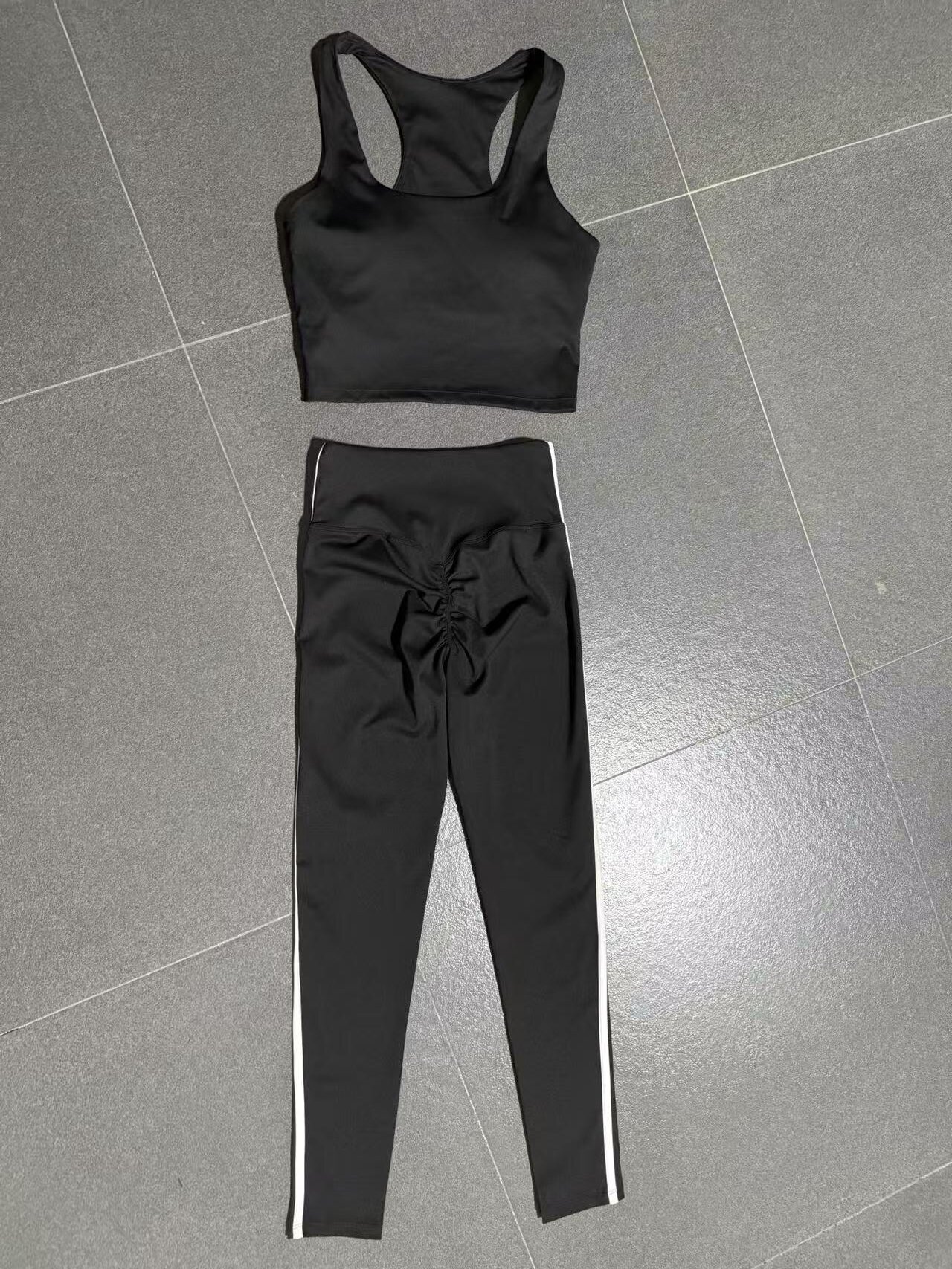 Ropa deportiva para mujer, leggings deportivos, camisetas sin mangas, sujetadores, conjuntos de yoga y entrenamiento, FGB3352 63168