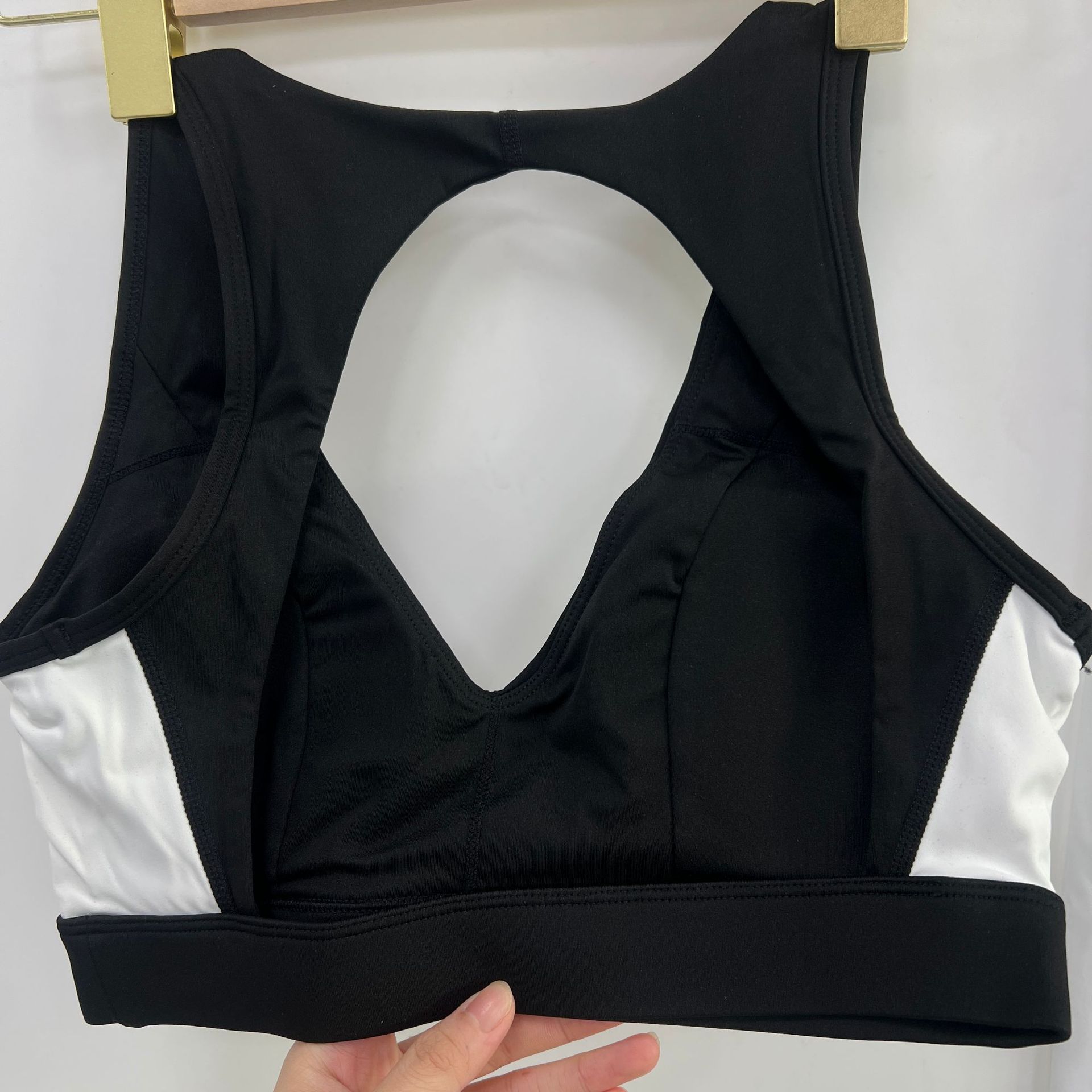 Sujetador deportivo transpirable para gimnasio, mallas de fitness, conjunto de sujetador de yoga para mujer FGB202418