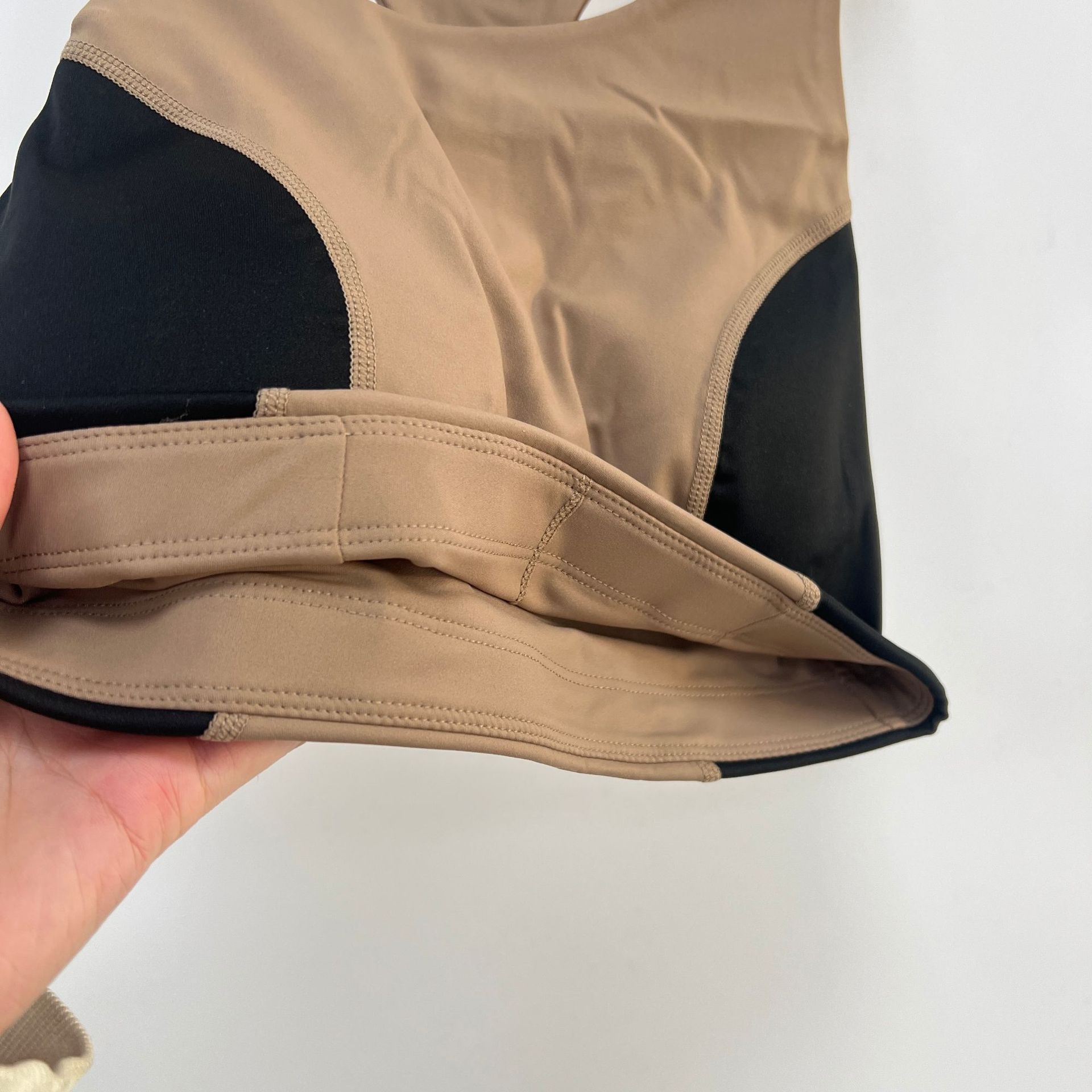 Conjunto de 3 piezas de sujetador deportivo para mujer, cintura alta, pantalones cortos de yoga, leggings, transpirable, elástico, para gimnasio, conjuntos de fitness FGB25127