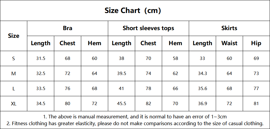 Conjunto de 3 piezas de ropa deportiva para mujer, traje de yoga, top de manga corta, sujetador, falda de entrenamiento, FGBDWB116005 DWY116056 DWD116004