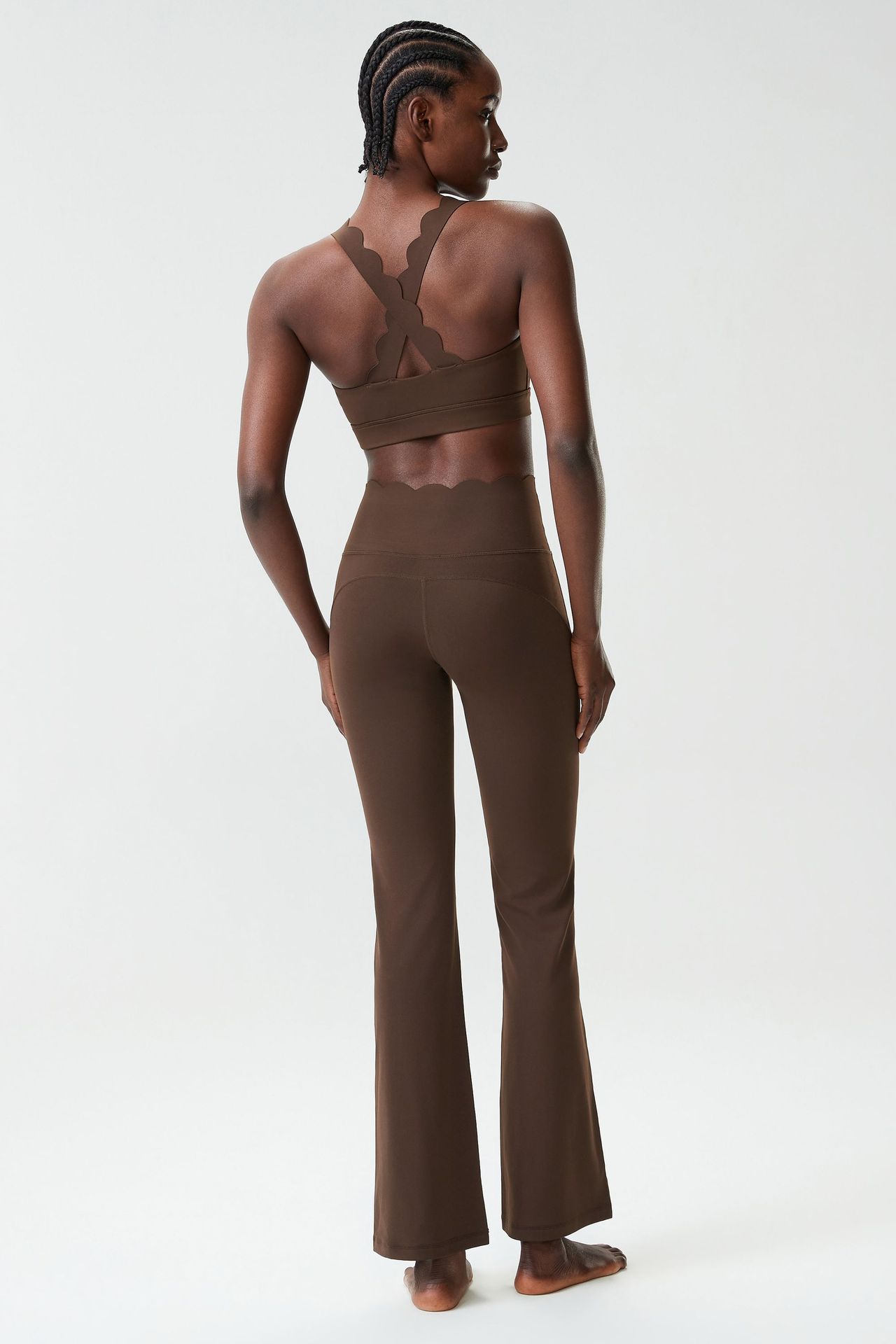 Conjunto de yoga de 2 piezas, ropa deportiva cómoda y elástica para mujer FGBYB417 LP641