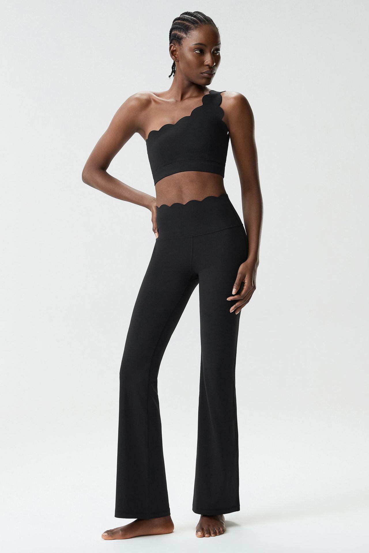 Conjunto de yoga para mujer: ropa cómoda y versátil para correr, gimnasio y actividades de fitness FGBYB438 LP641