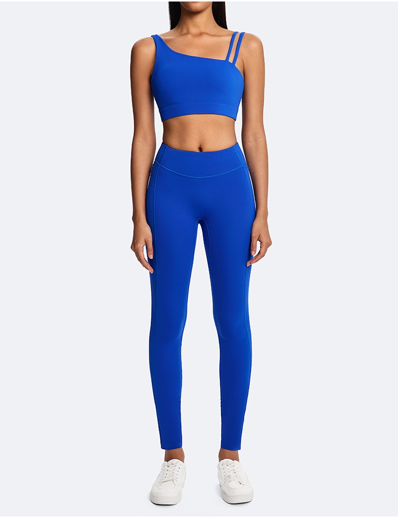 Conjunto de yoga para fitness, gimnasio, sexy, abierto, belleza, espalda, levantamiento de cadera, transpirable, secado rápido, entrenamiento, atletismo, correr, FGBHD255WCB209 HD255WCL008