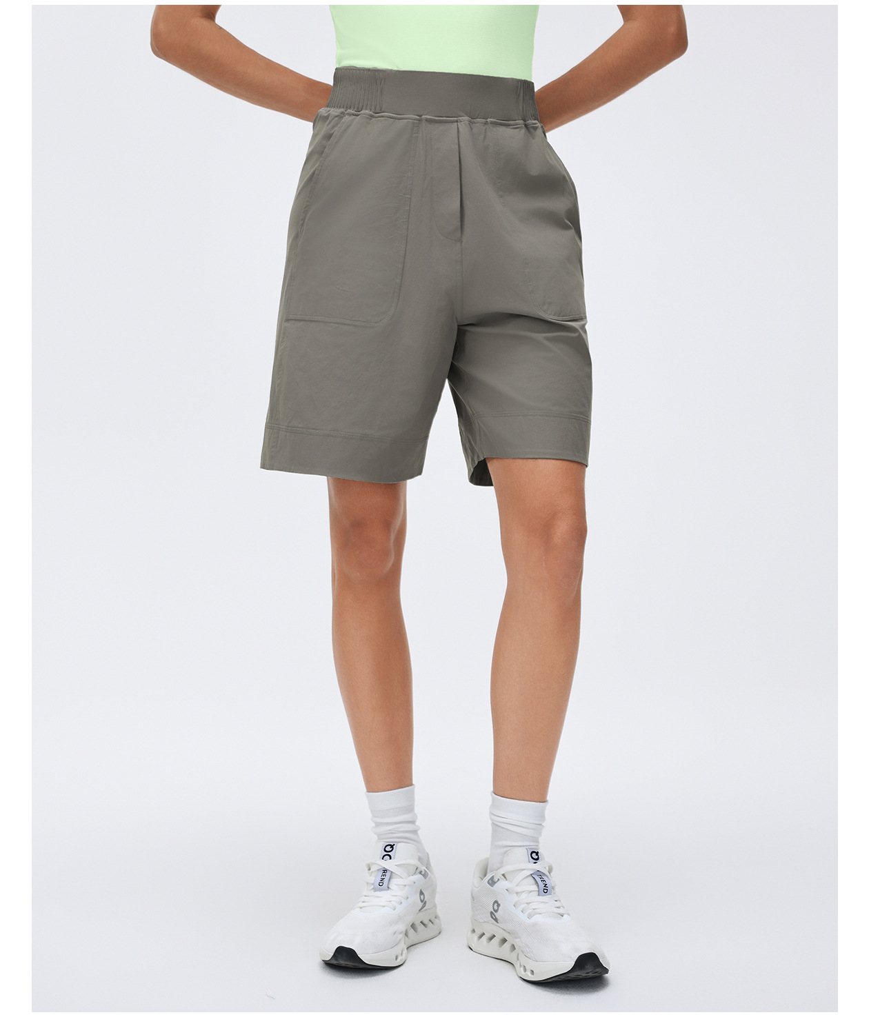 Pantalones cortos deportivos transpirables para mujer, de cinco puntos, de yoga, de secado rápido, para correr al aire libre, fitness, FGBD26068