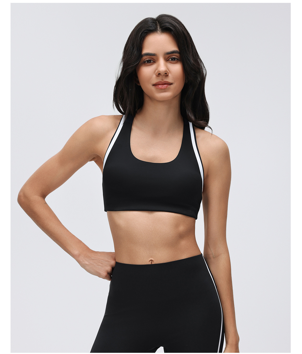 Sujetadores deportivos para mujer: ligeros, transpirables, con espalda descubierta, absorben los impactos y se secan rápidamente. Camisetas de yoga FGBD26038