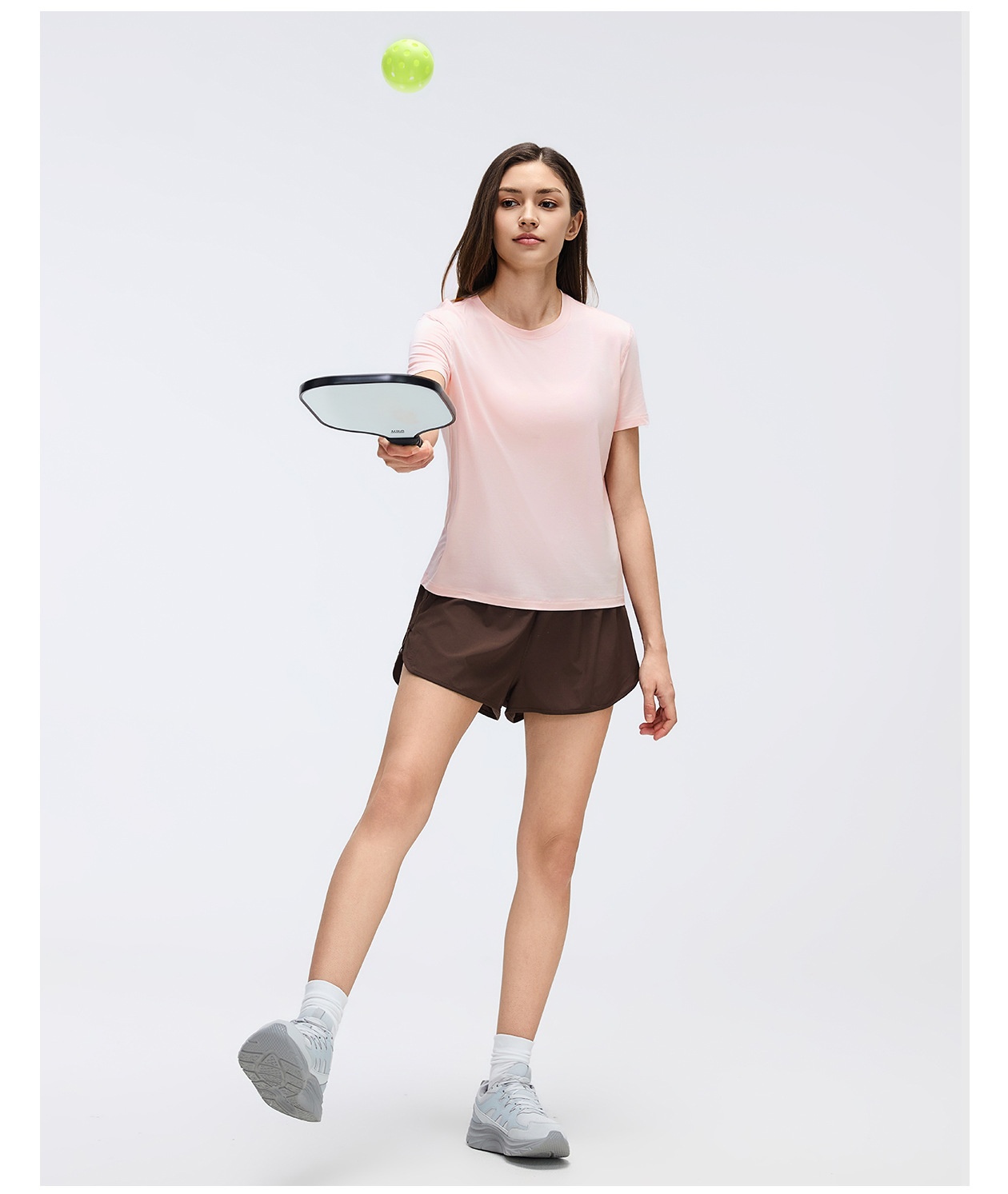 Pantalones cortos deportivos holgados de secado rápido para mujer, para fitness, yoga, running, verano, FGBD26069