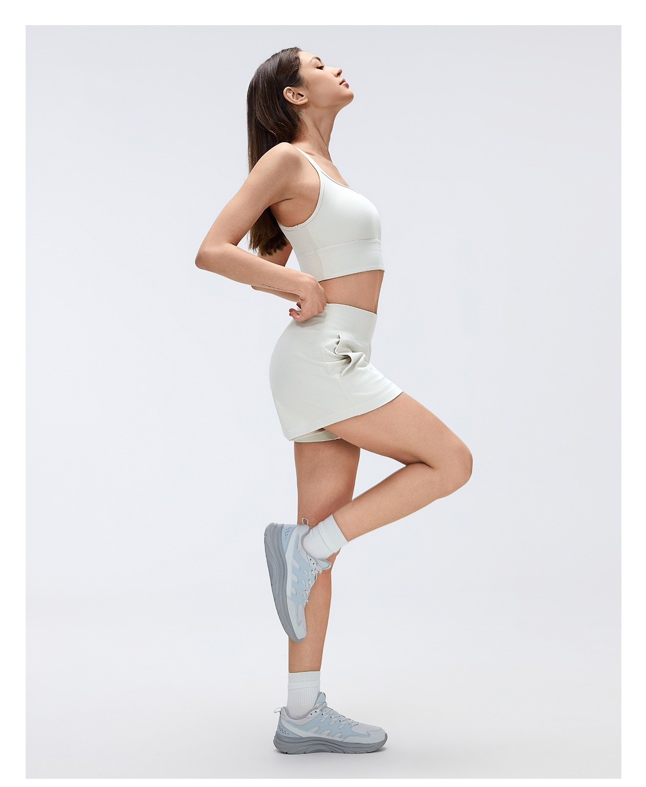 Pantalones cortos de yoga para mujer, ligeros, deportivos, para correr al aire libre, de nailon y licra, FGBD26076