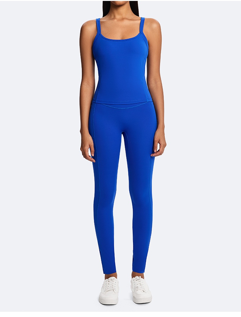 Conjunto de 2 piezas de mallas deportivas y leggings de tejido reciclado para mujer FGBHD255WCB302 HD255WCL008