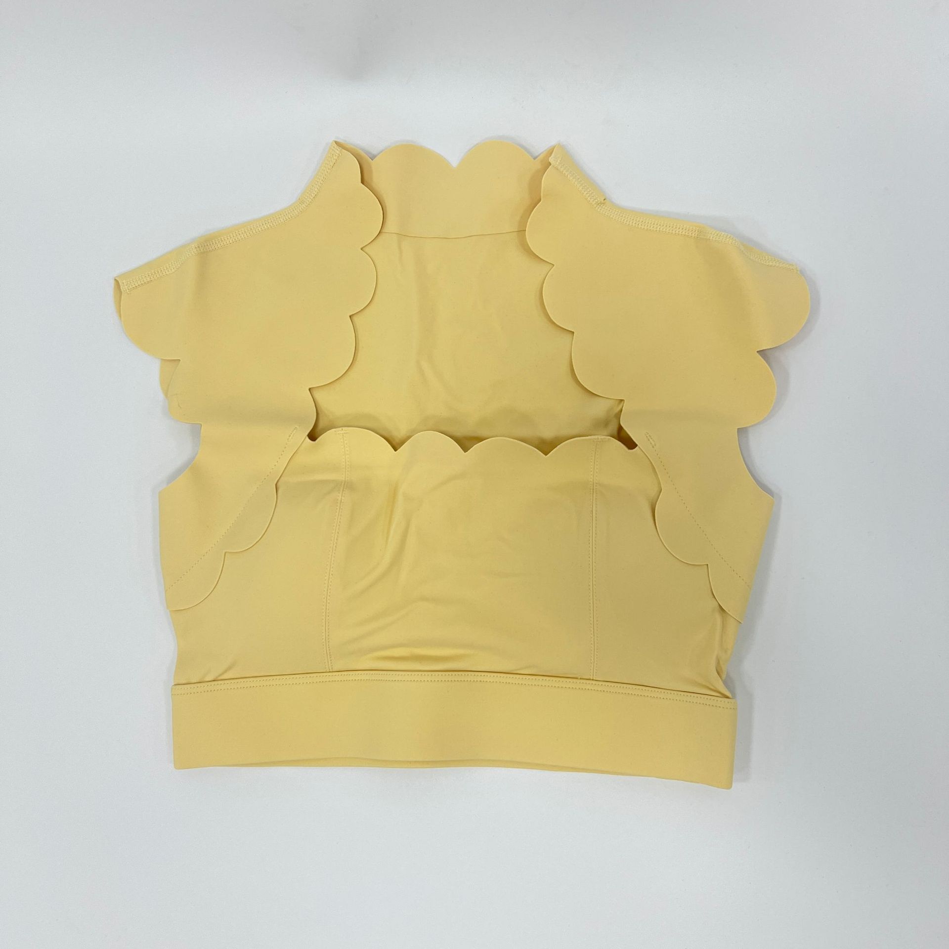 Conjunto de yoga y fitness para mujer, ropa deportiva lisa, transpirable, de 2 piezas, FGB8806