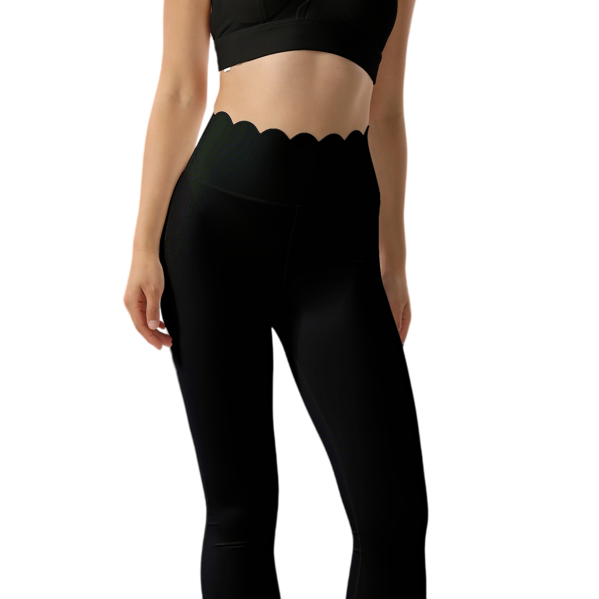 Conjunto deportivo de 3 piezas para mujer, sin espalda, transpirable y de alta elasticidad, para yoga, FGB8803