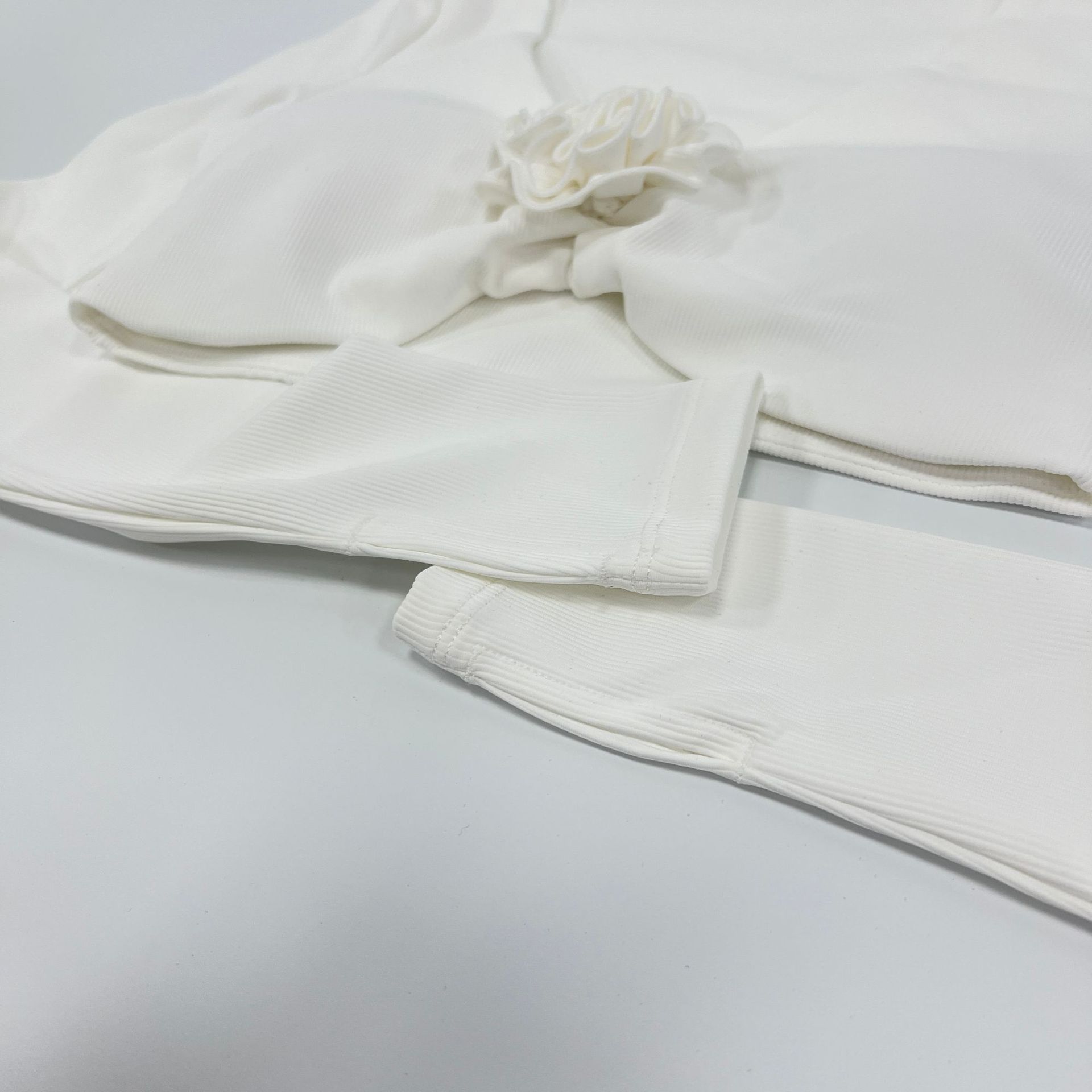 Conjunto de leggings y top corto para mujer, transpirable y elástico, para entrenamiento de yoga, FGB7704