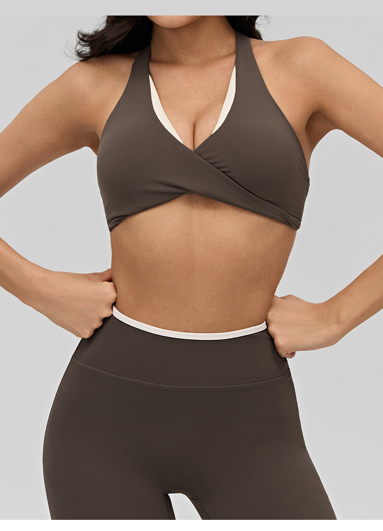 Conjuntos de 4 piezas de ropa deportiva, trajes de yoga, conjunto de chándal de entrenamiento, conjuntos con logotipo personalizado, conjuntos de fitness para gimnasio y entrenamiento al aire libre FGBDWB516190 516187 516188 516189