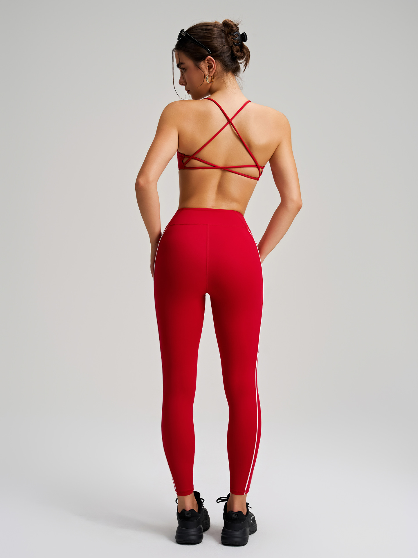 Conjuntos de yoga de 3 piezas suaves y cómodos para mujer, ideales para el gimnasio o actividades físicas. Conjuntos de yoga para mujer para uso deportivo FGBWXD2475 DK3460 CK5460