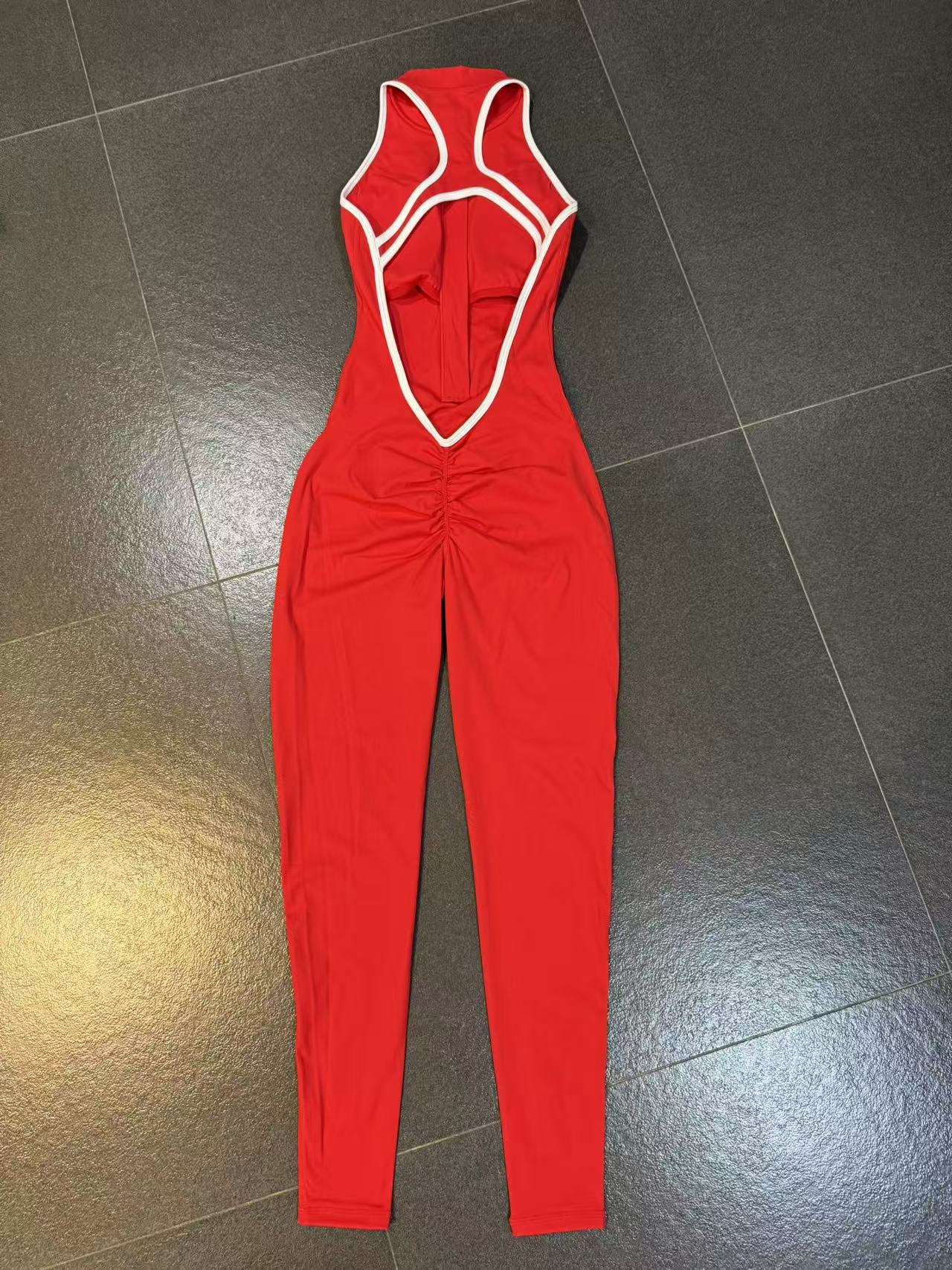 Mono deportivo de mujer con cremallera, mono de yoga, mono de una pieza FGB26231