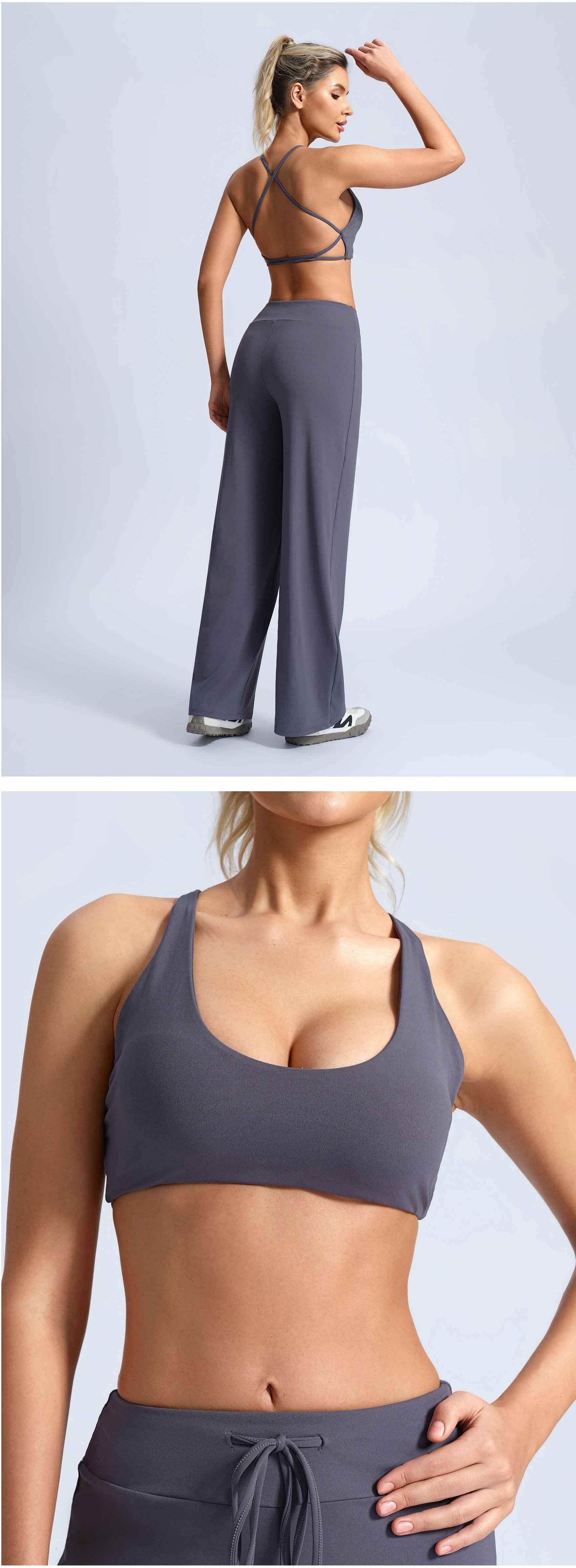 Conjuntos de entrenamiento para mujer, 3 piezas, conjuntos de yoga transpirables de cintura alta FGBYWX3535 YCX3515 YCK3673