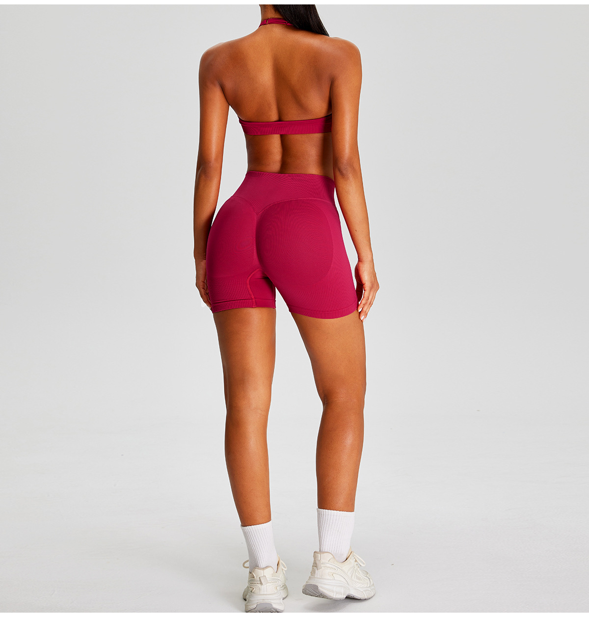 Conjunto deportivo de yoga y ropa de gimnasio ajustada para entrenamiento y fitness FGBMS0228Y