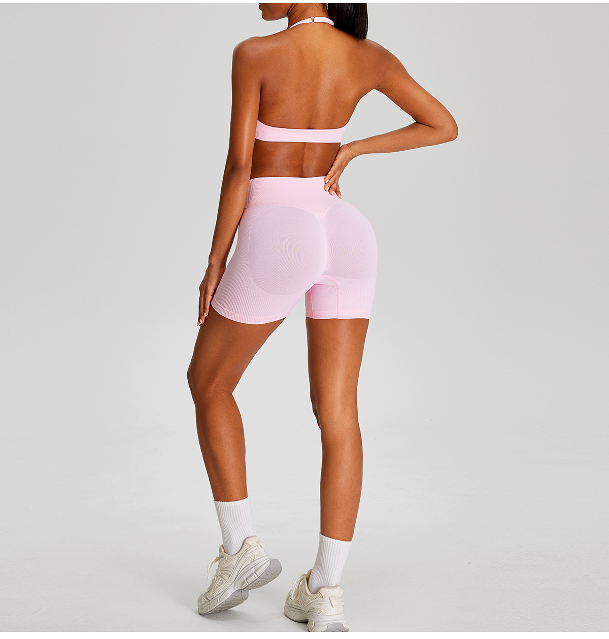 Conjunto deportivo de yoga y ropa de gimnasio ajustada para entrenamiento y fitness FGBMS0228Y