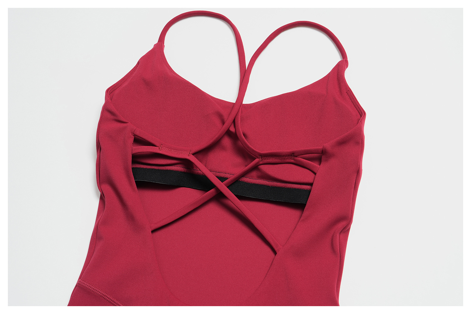 Conjunto de mono de yoga para mujer, body sin espalda con shorts, ropa deportiva para gimnasio y entrenamiento FGBFLT3091