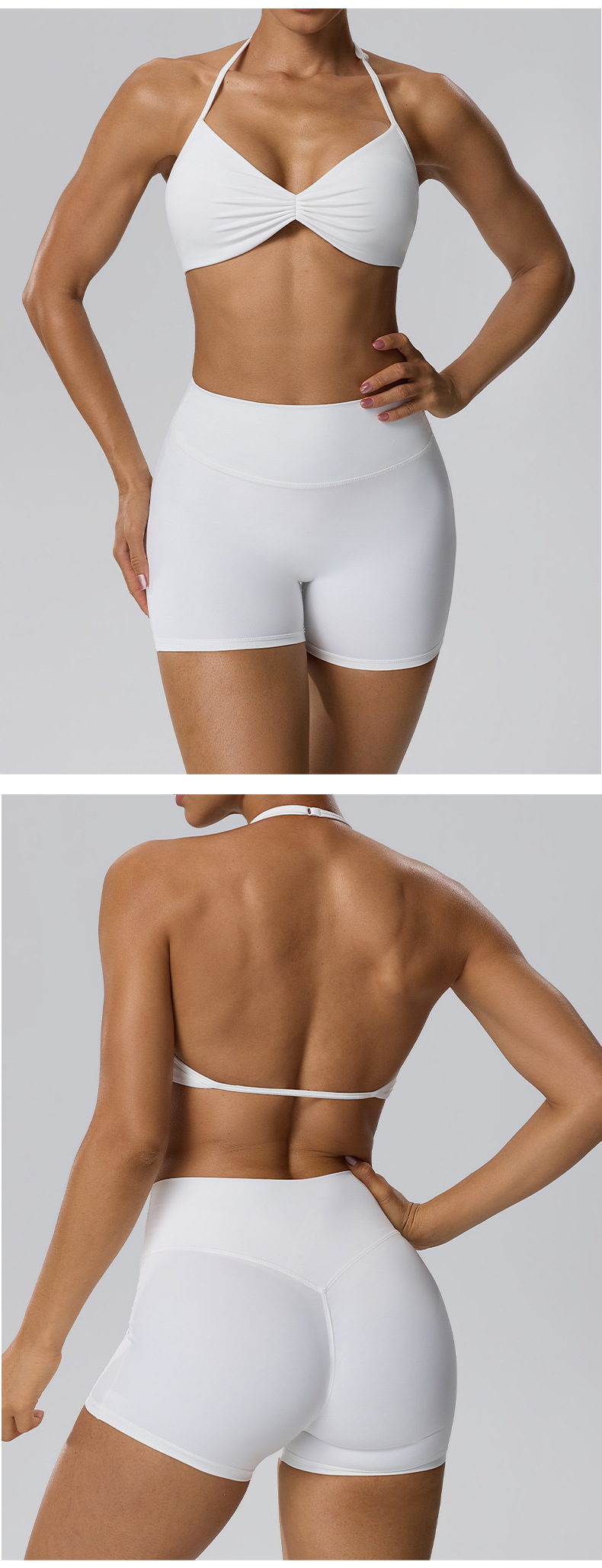 Conjunto cómodo de yoga y running para ocio y ejercicio (FGBBB101H 62423)