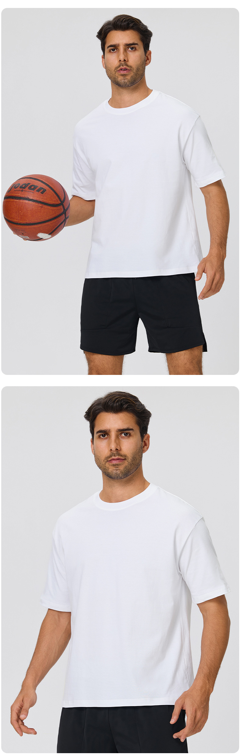 Camiseta deportiva de secado rápido para hombre, 100 % algodón, informal y transpirable, ideal para hacer ejercicio. EFGBYEL-D62001