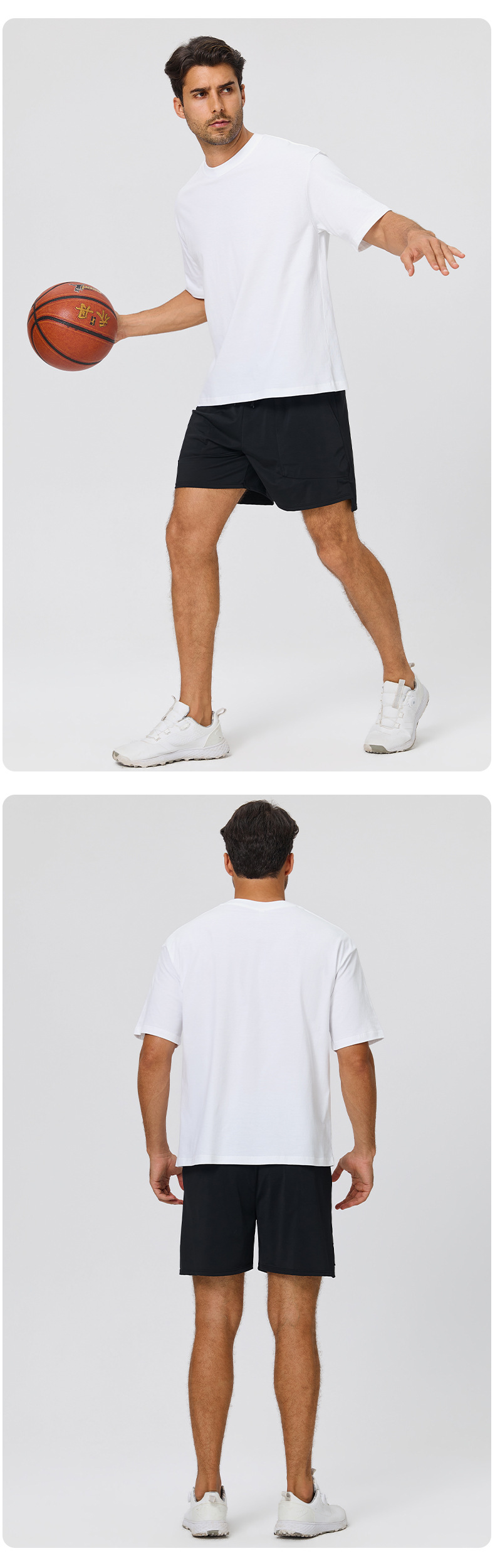 Camiseta deportiva de secado rápido para hombre, 100 % algodón, informal y transpirable, ideal para hacer ejercicio. EFGBYEL-D62001