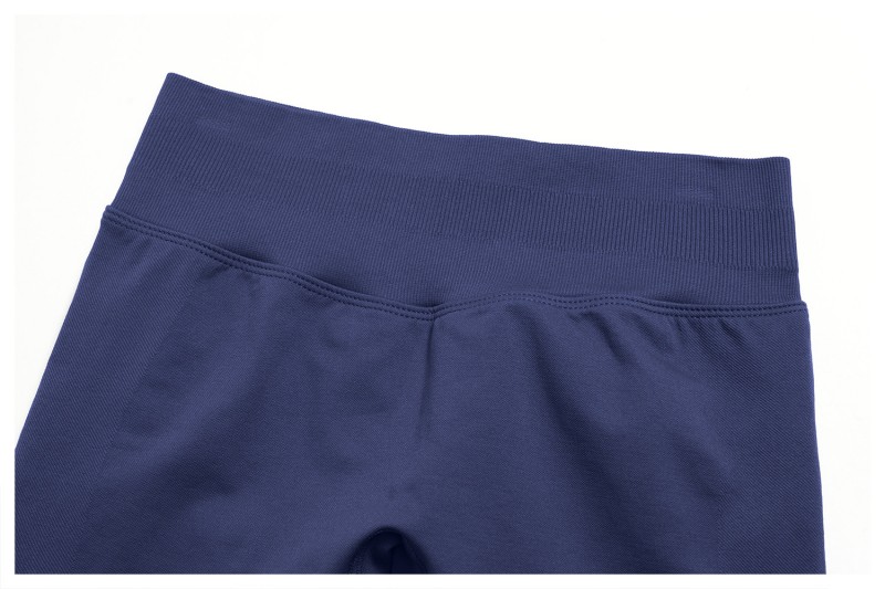 Conjunto de 7 piezas para mujer: pantalones cortos de yoga de secado rápido, camiseta tipo halter, sujetador de tirantes cruzados en la espalda y leggings sin costuras (FGBTZ4535)