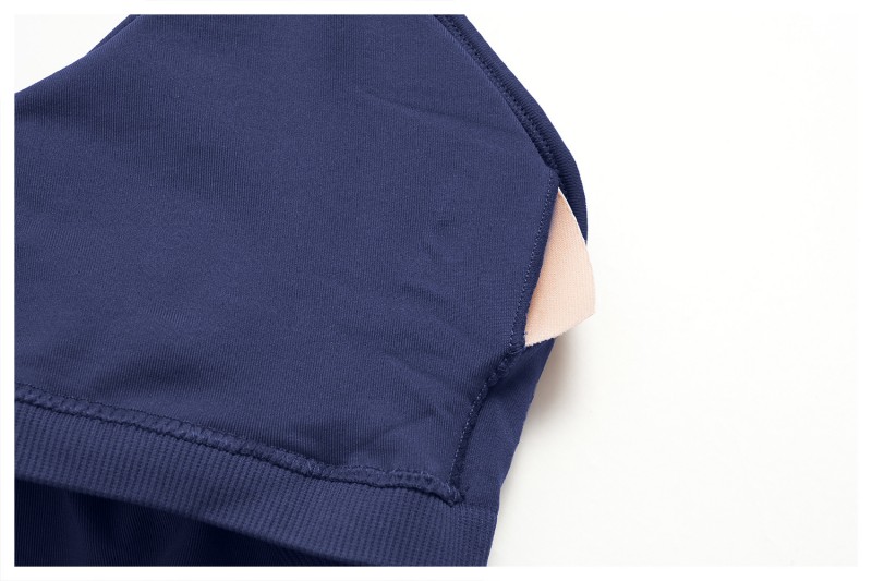 Conjunto de 7 piezas para mujer: pantalones cortos de yoga de secado rápido, camiseta tipo halter, sujetador de tirantes cruzados en la espalda y leggings sin costuras (FGBTZ4535)