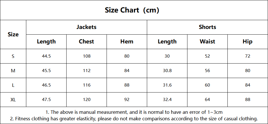 Conjuntos de chaqueta y shorts deportivos holgados de manga larga con cremallera frontal para entrenamiento al por mayor, yoga, gimnasio, mujer, running, FGBTZ2136