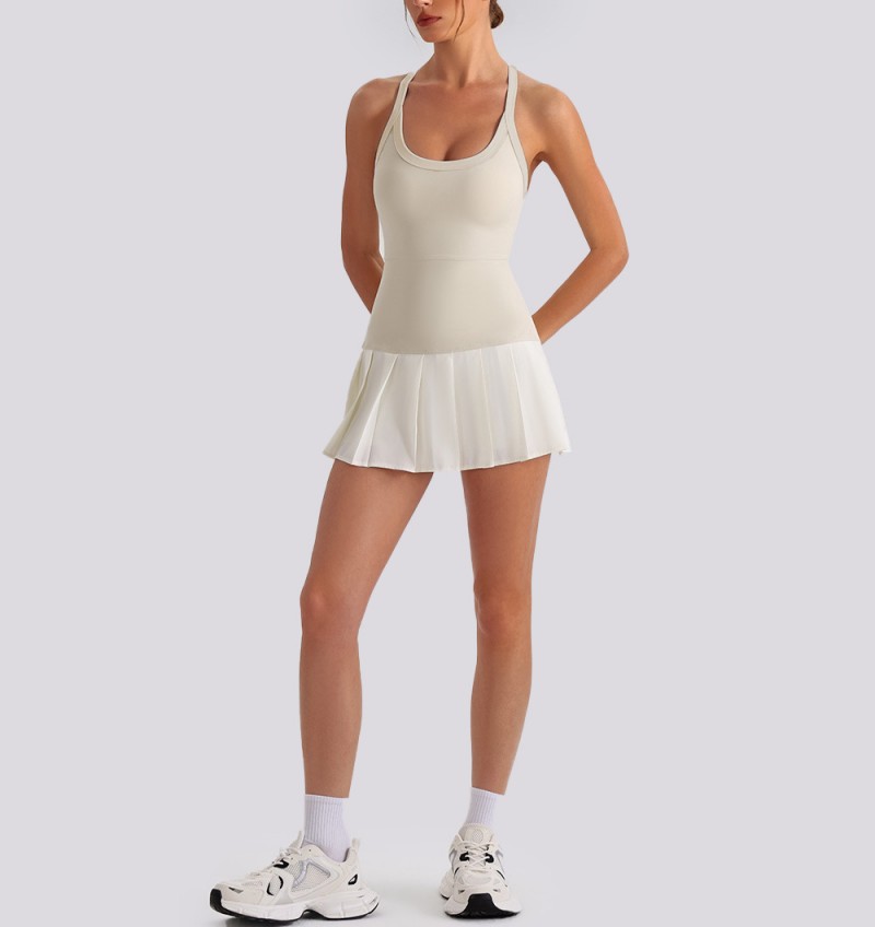 Faldas deportivas transpirables para exteriores, ideales para tenis, correr, yoga y fitness para mujer (FGBYW1029L)