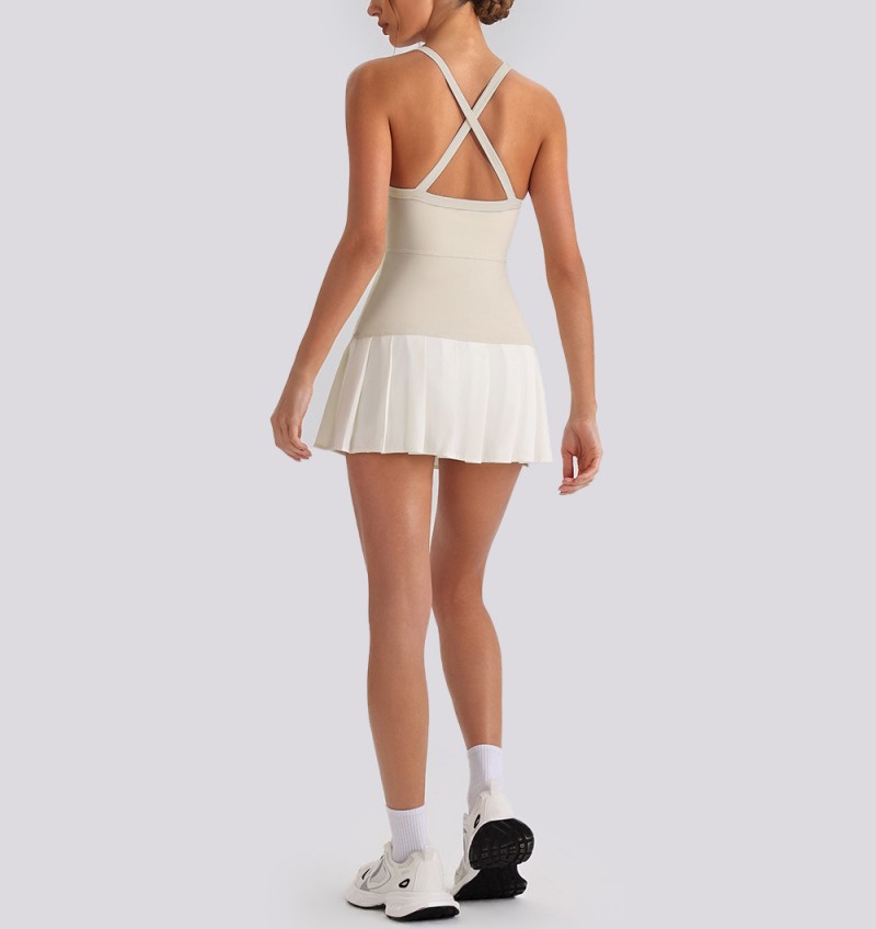 Faldas deportivas transpirables para exteriores, ideales para tenis, correr, yoga y fitness para mujer (FGBYW1029L)