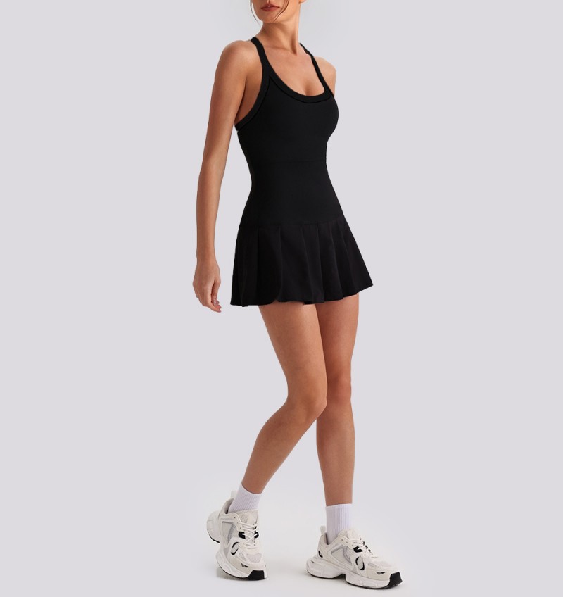 Faldas deportivas transpirables para exteriores, ideales para tenis, correr, yoga y fitness para mujer (FGBYW1029L)