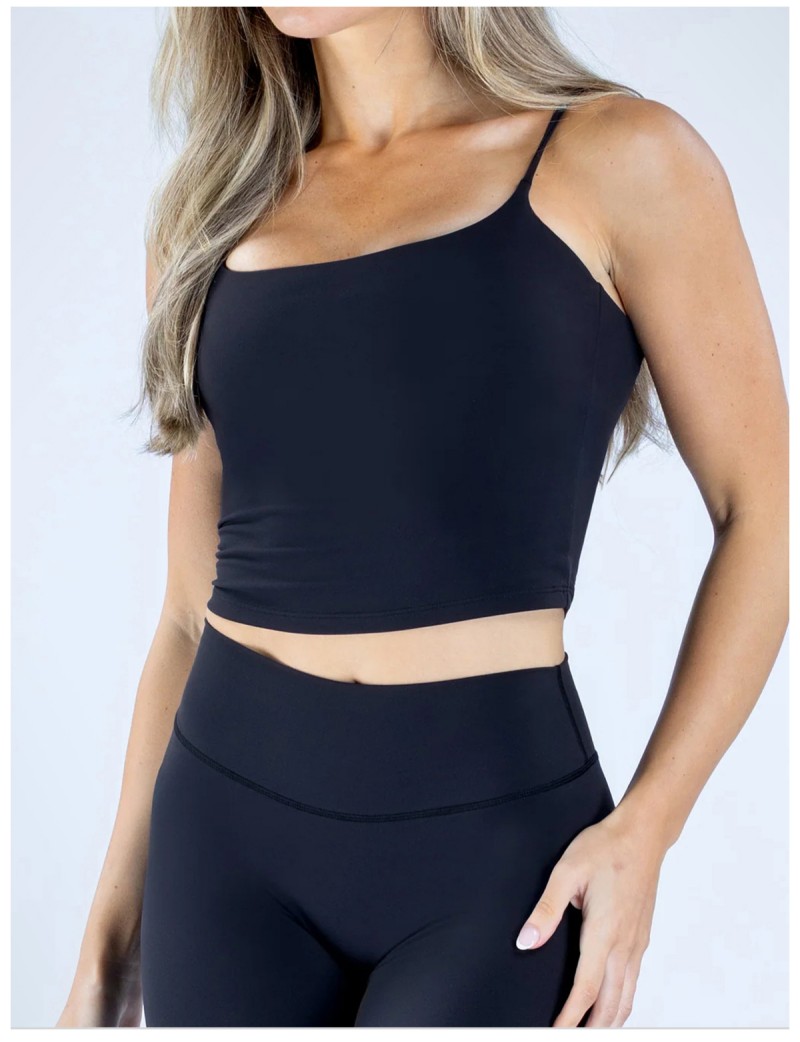 Camiseta sin mangas transpirable y ligera para mujer con espalda deportiva, ideal para yoga y fitness (FGBRXW3013)