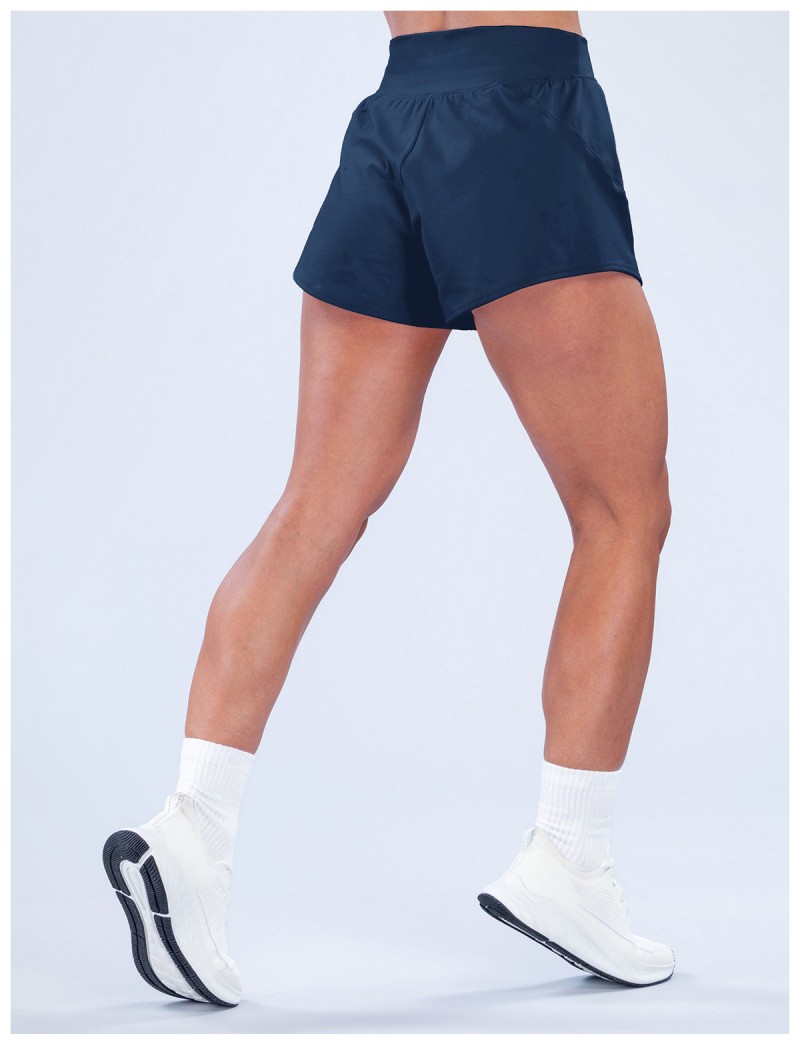 Pantalones cortos de yoga sin bolsillo para mujer Pantalones cortos de yoga lisos para mujer FGBRXW3013