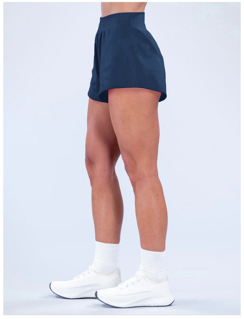 Pantalones cortos de yoga sin bolsillo para mujer Pantalones cortos de yoga lisos para mujer FGBRXW3013